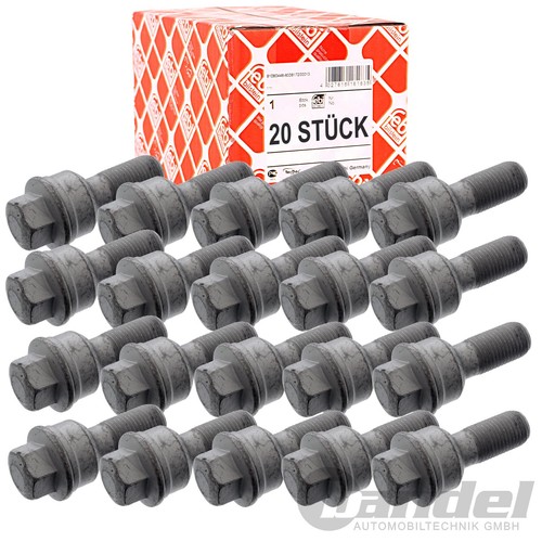 20x febi radschraube kegelbund - radschraube,